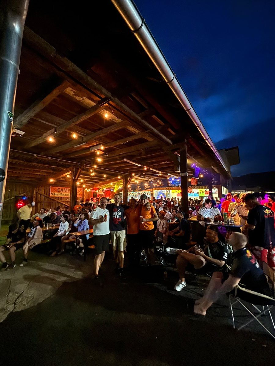 Abendstimmung bei Event am Schindelbacherhof